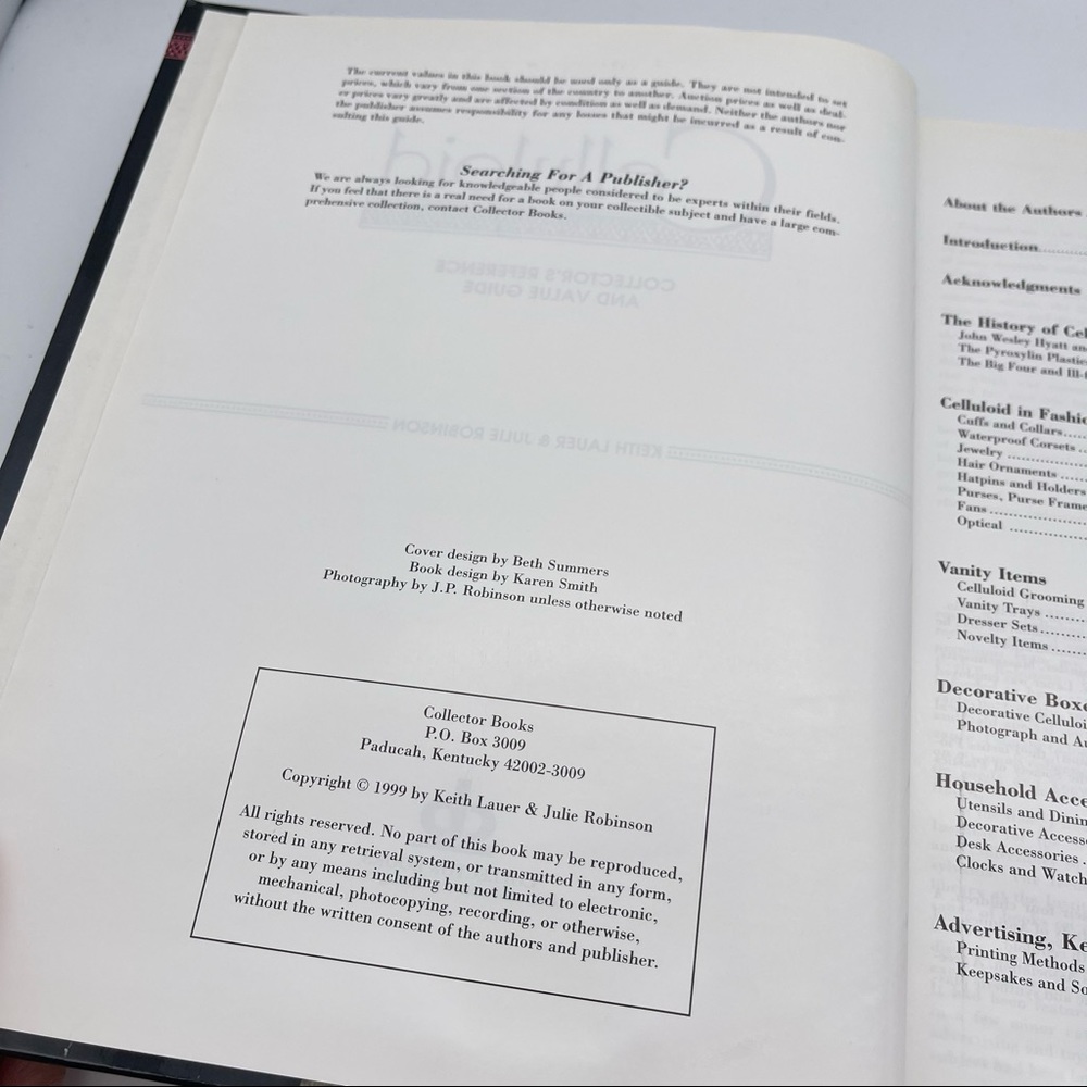 Celluloid Collectors Reference Value Guide Keith Lauer Julie Robinson Book - Picture 7 of 15